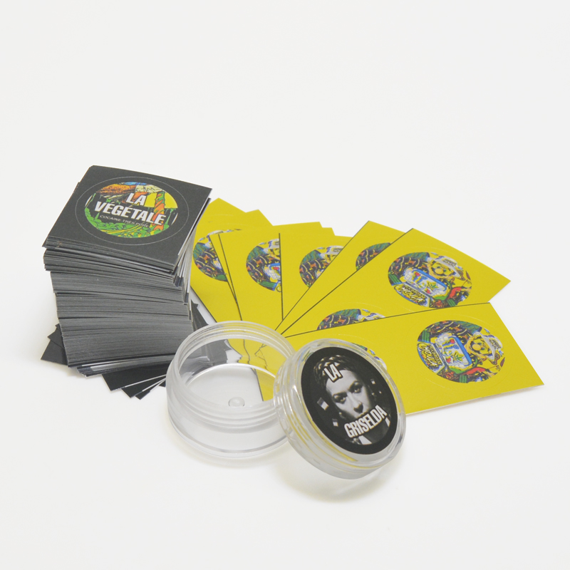 Food Storage Labels - Recipiente de Garrafas Recarregáveis, Pó Redondo