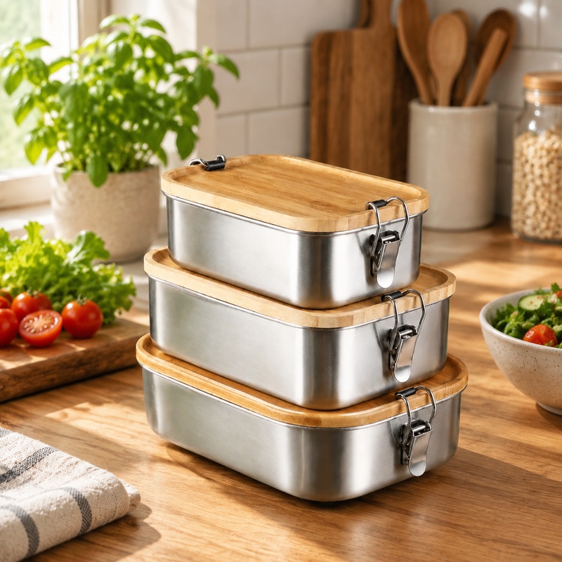 Marmita Durável de Aço Inoxidá - Food Storage Meals avaliação e preço