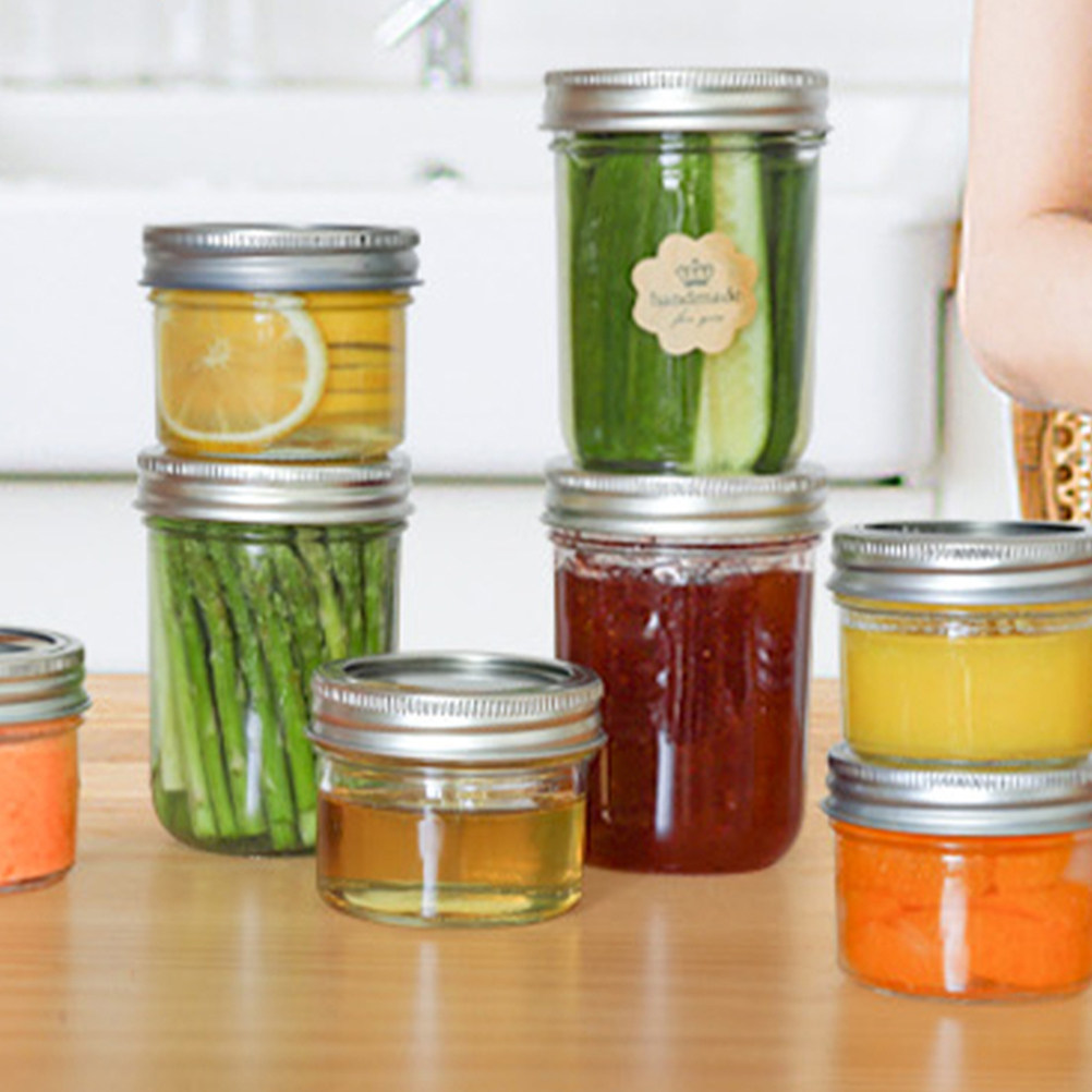 3 unidades de mini potes Mason - Food Storage Containers avaliação e preço