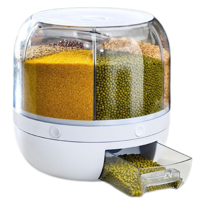 Dispensador de Cereais com 6 C - Food Storage Containers avaliação e preço