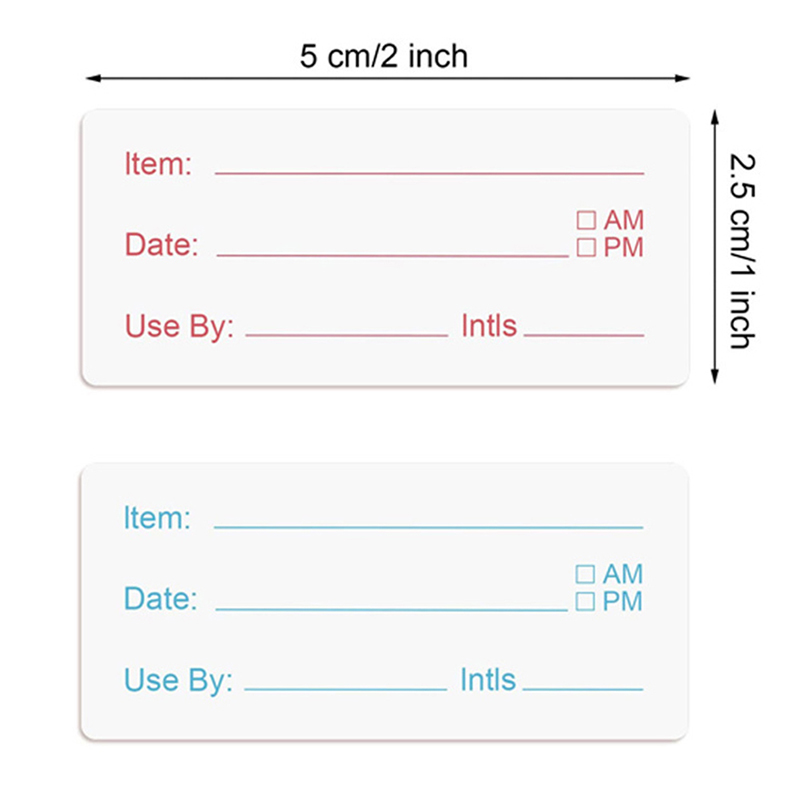 【F】500pcs/rolo Etiqueta Adesiv - Food Storage Labels avaliação e preço